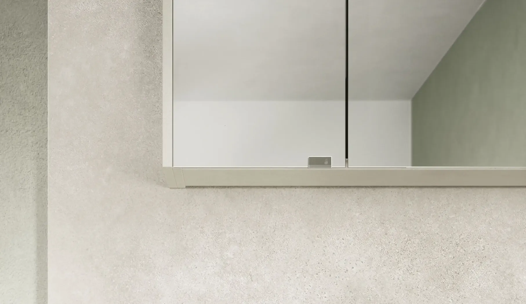 Verges Concept 80 meuble vasque + armoire de toilette + armoires latérales 7