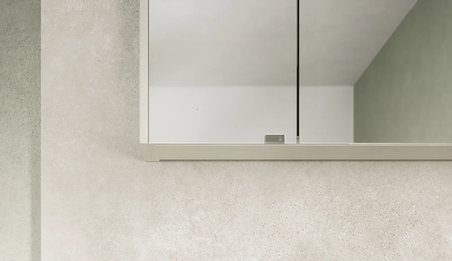 Verges Concept 120 meuble vasque + armoire de toilette + armoires latérales 10