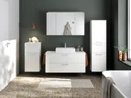 Verges Concept 120 meuble vasque + armoire de toilette + armoires latérales 0